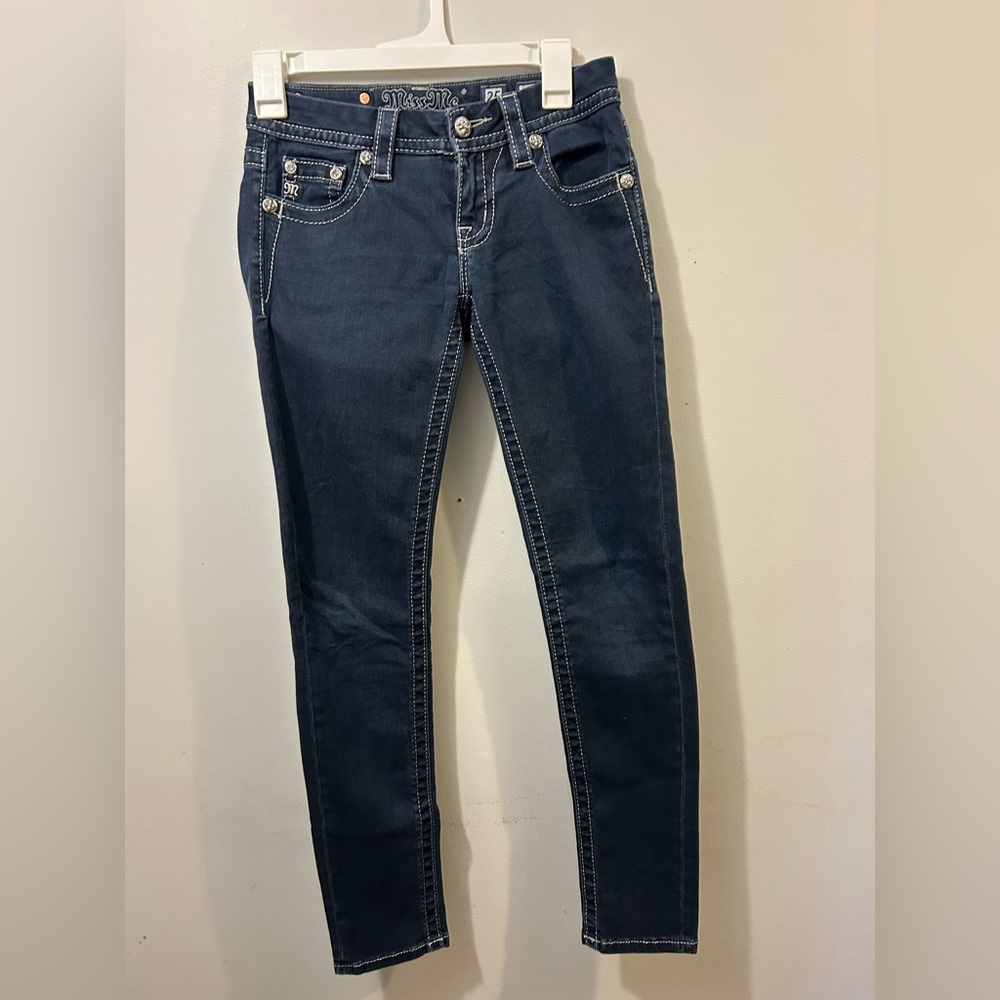 Miss Me Skinny Jeans Size 25 Y2K see pics and description for call outs - Picture 2 of 8